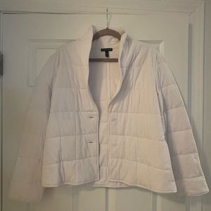 Eileen Fisher Quilted Cotton Jacket